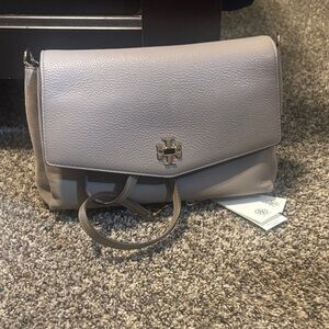 Tory Burch Gray Crossbody Bag
